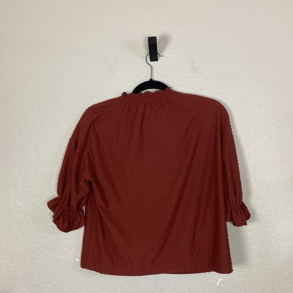 Texture And Thread Madewell Orange Texture Top View 5